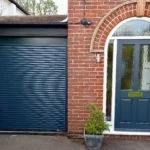 Blue Roller Garage Door