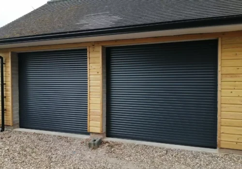 Grey Roller Garage Door