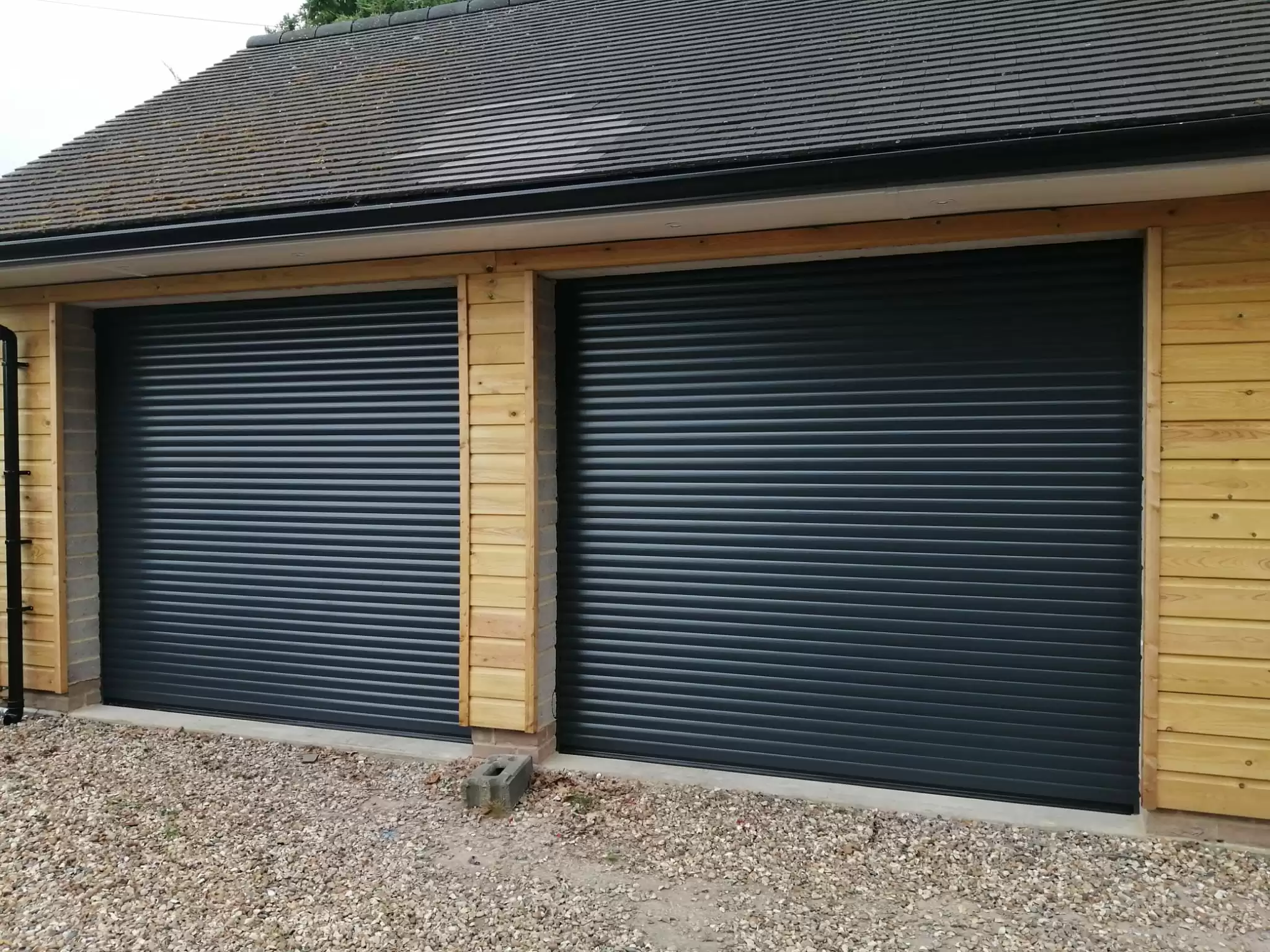 Grey Roller Garage Door
